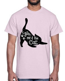 You Me The Cat Style 111#- cats- Cotton Tee