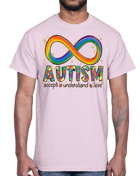 accept love understand autism- autism- Cotton Tee
