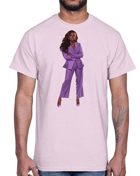 african american girl 3#-  fashion- Cotton Tee