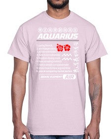 aquarius 85#- aquarius- Cotton Tee