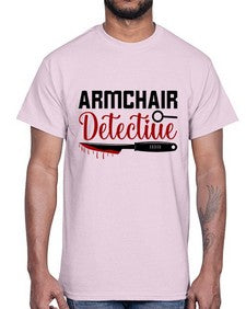 armchair detectiue 237#- true crime- Cotton Tee