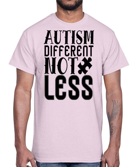 autism different not less Style 6#- autism- Cotton Tee