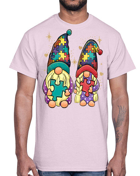 autism gnomes- autism- Cotton Tee