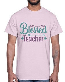 blessed teacher 631#- teacher- Cotton Tee
