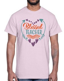 blessed teacherrr 634#- teacher- Cotton Tee