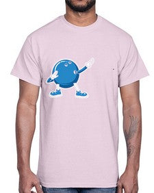 bowling ball dabbing bowling 276#- bowling- Cotton Tee