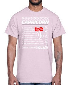 capricorn 207#- capricorn- Cotton Tee