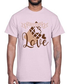 chocolate love 96#- chocolate- Cotton Tee