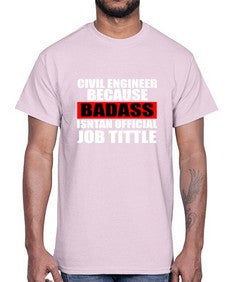 civil engineer 656#- engineer- Cotton Tee
