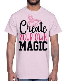 create your own magic 87#- unicorn- Cotton Tee