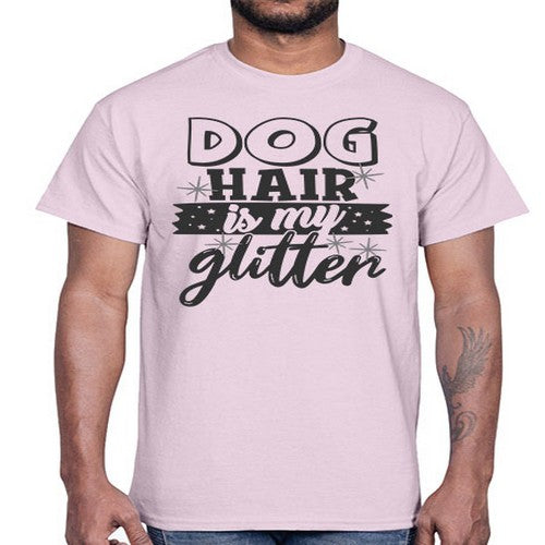 doghairismyglitter 124#- dogs- Cotton Tee