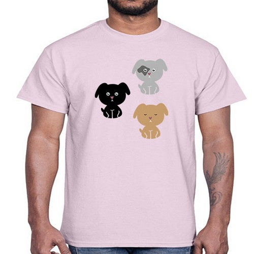 dogs 137#- dogs- Cotton Tee