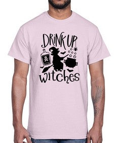 drink up witches 41#- witch- Cotton Tee