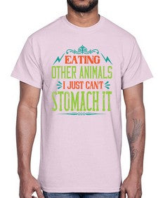 eating other animals 161#- vegan- Cotton Tee