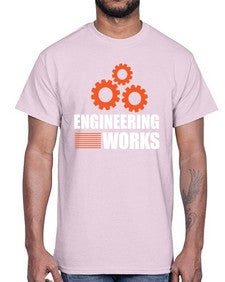 engineering works 769#- engineer- Cotton Tee