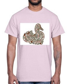 ethnic duck 420#- mandala- Cotton Tee