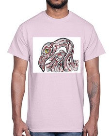 ethnic flamingo 423#- mandala- Cotton Tee