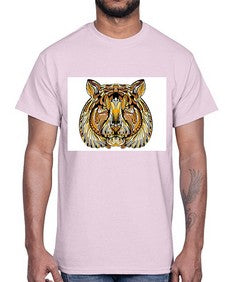 ethnic tiger 439#- mandala- Cotton Tee
