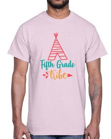 fifth grade tribe 96#- fifth grade- Cotton Tee