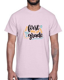 first day of first grade 102#- first grade- Cotton Tee
