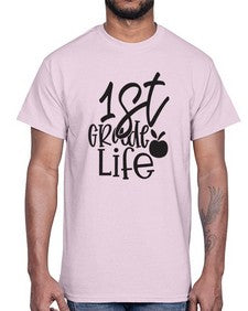 first grade design black 122#- first grade- Cotton Tee