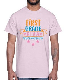 first grade diva 125#- first grade- Cotton Tee