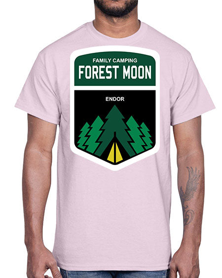 forest moon 8#- moon- Cotton Tee