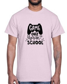 game over back to school 217#- general school- Cotton Tee