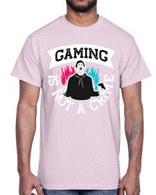 gaming is not a crime 97#- video games- Cotton Tee