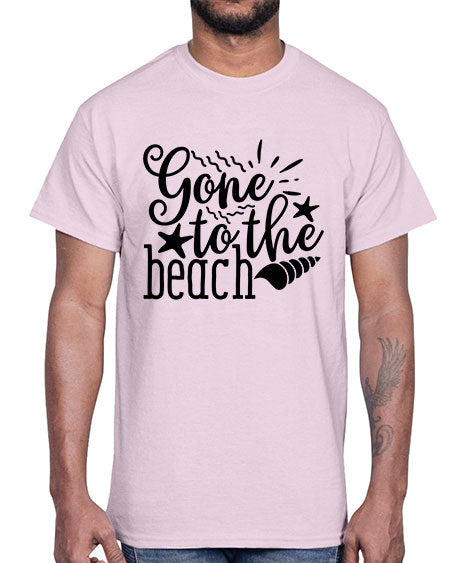 gone to the beach Style 100#- summer- Cotton Tee