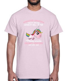 grumpy unicorn 147#- unicorn- Cotton Tee