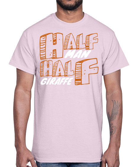 half man half giraffe- giraffee- Cotton Tee
