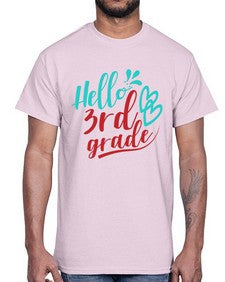 hallo third grade 231#- third grade- Cotton Tee