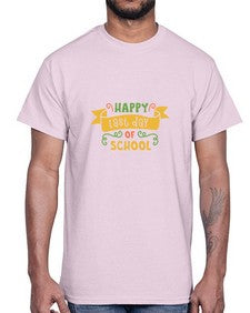 happy last day school 243#- general school- Cotton Tee