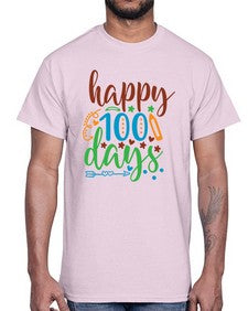 happy one hundred days 244#- one hundred days- Cotton Tee