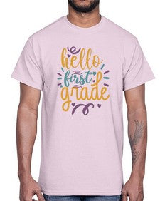 hello first grade 272#- first grade- Cotton Tee