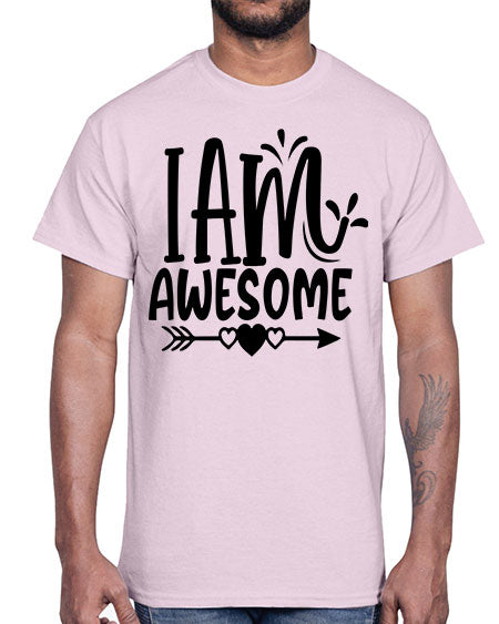 i am awesome Style 19#- autism- Cotton Tee