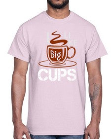i like big cup 224#- cooking- Cotton Tee