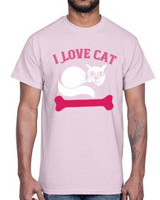 i love cat Style 55#- cats- Cotton Tee