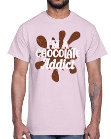 im a chocolate addict 272#- chocolate- Cotton Tee