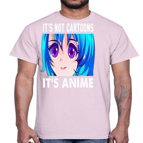 its not cartoons its anime253#- anime- Cotton Tee
