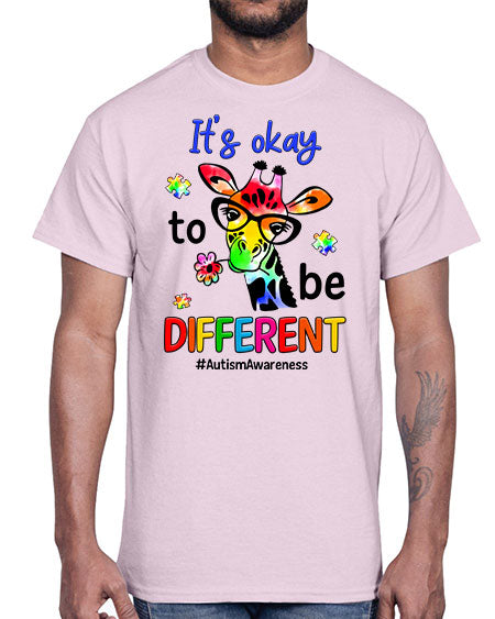 its ok to be diffent 2#- autism- Cotton Tee