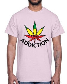 jamacian cannabis 685#- marijuana- Cotton Tee
