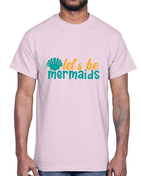 lets be mermaids Style 93#- summer- Cotton Tee