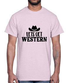 lets get western 723#- western- Cotton Tee