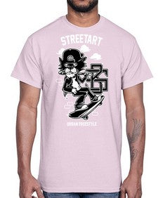 lets skate 726#- art pop art- Cotton Tee