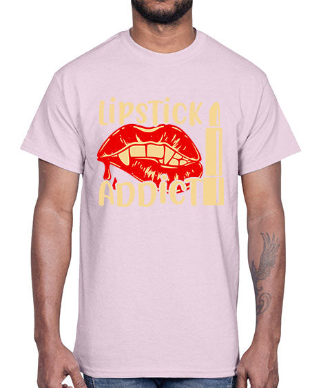 lipstick addict Style 197#-makeup Cotton Tee