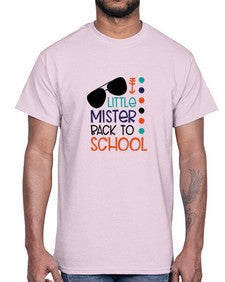 little mister back to school 490#- general school- Cotton Tee