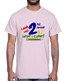 look out second grade 509#- second grade- Cotton Tee