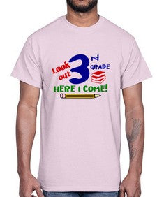 look out third grade 510#- third grade- Cotton Tee